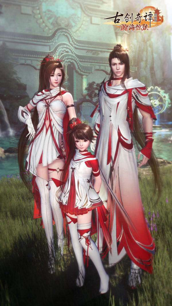 《古剑奇谭OL》全新门派“朝弦”灵魂人物现身，天赐神弓再寻主人