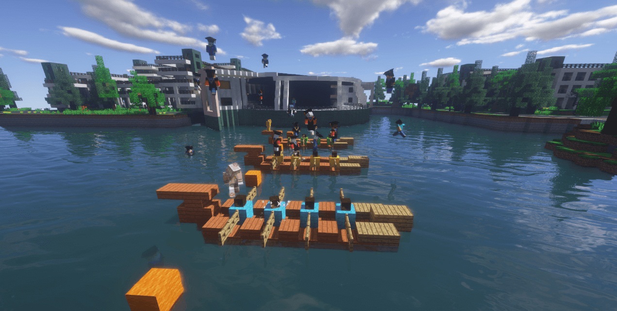 浙江大学现身像素世界，《我的世界》虚拟毕业派对圆满落幕！