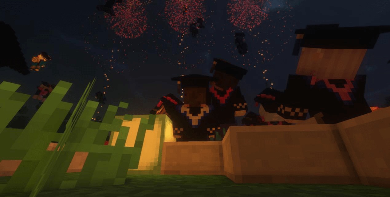 浙江大学现身像素世界，《我的世界》虚拟毕业派对圆满落幕！