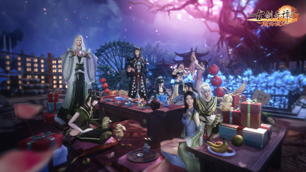 《古剑奇谭OL》年度版本“瀚海惊弦”今日公测，歌手周深献声全新主题曲