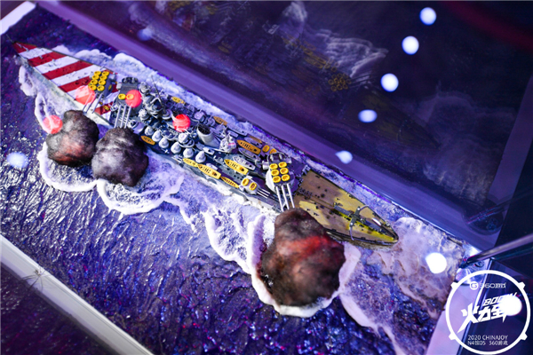 战争前线观察室！《战舰世界》展台炫酷模型逼真展示