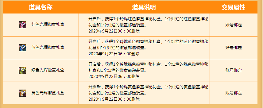 《DNF》光辉徽章礼盒活动