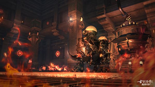 《古剑奇谭OL》团队秘境“赤炎阳极丹”登场，先遣开荒直播活动火热进行中