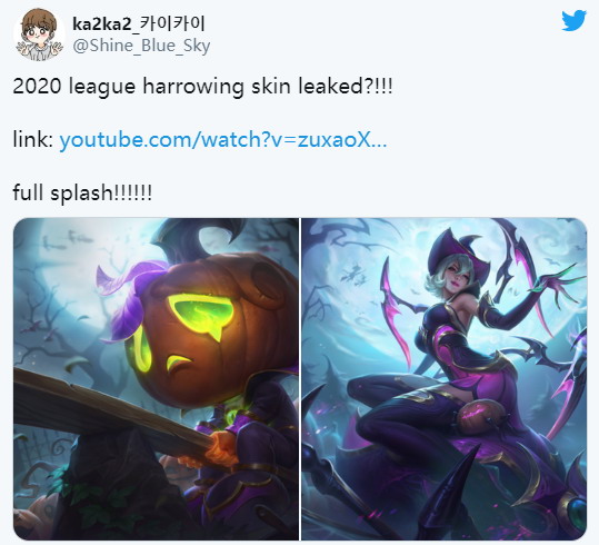 疑似《英雄联盟》万圣节原画曝光 蜘蛛女皇性感亮相