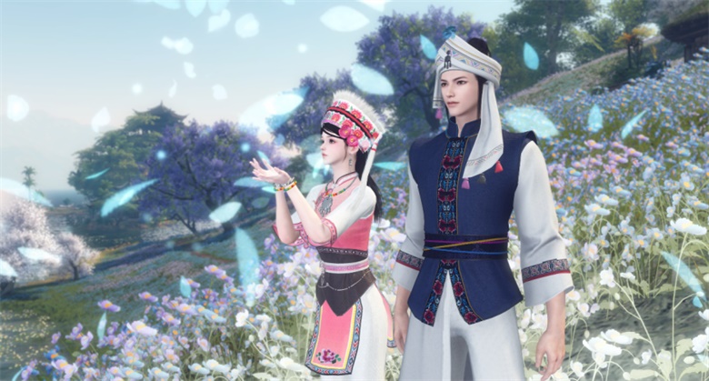 国庆八天假，《逆水寒》出四套新时装，三套直接白送