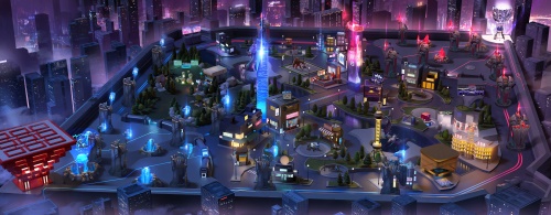 大神玩家绘“S10上海城市峡谷“ 一图尽收生活月精彩瞬间