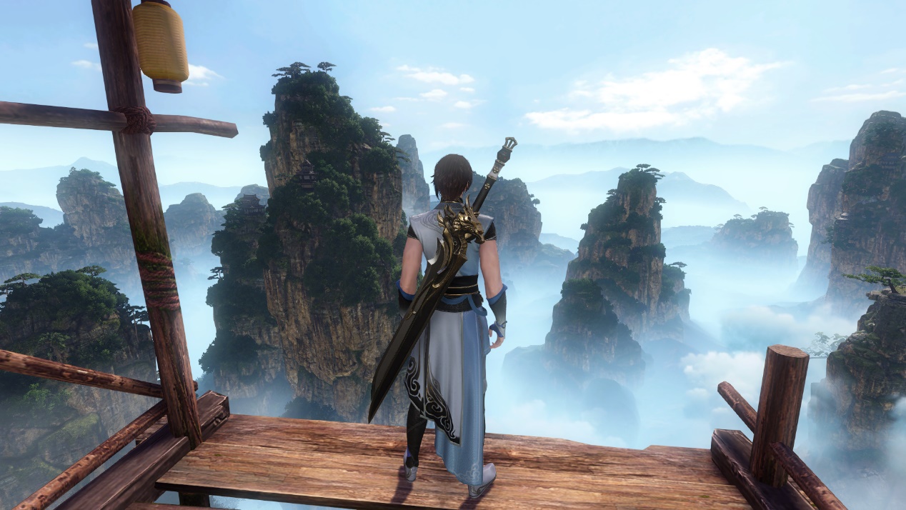 他自认为是用剑的高手，却被不讲武德的年轻人接连打脸