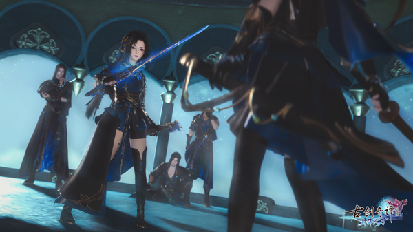 《古剑奇谭OL》灵瑛技能介绍抢先看，全新资料片“月引长刀”测试今日开启！