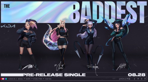 英雄联盟K/DA女团：展示自我，没有人能让你陨落