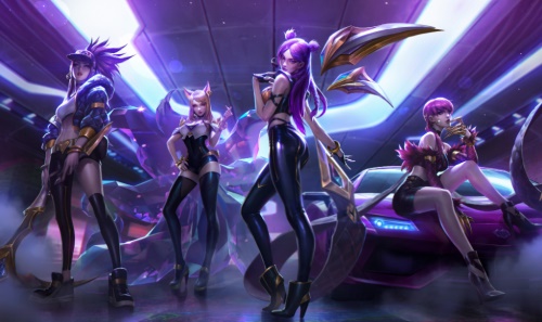 英雄联盟K/DA女团：展示自我，没有人能让你陨落