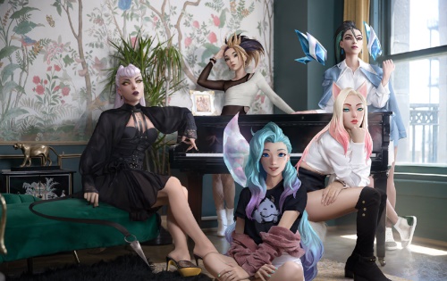 英雄联盟K/DA女团：展示自我，没有人能让你陨落