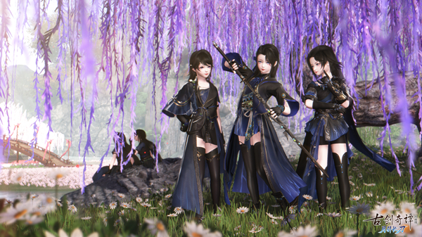 《古剑奇谭OL》“月引长刀”即将上线，小龙人直播试玩开启！