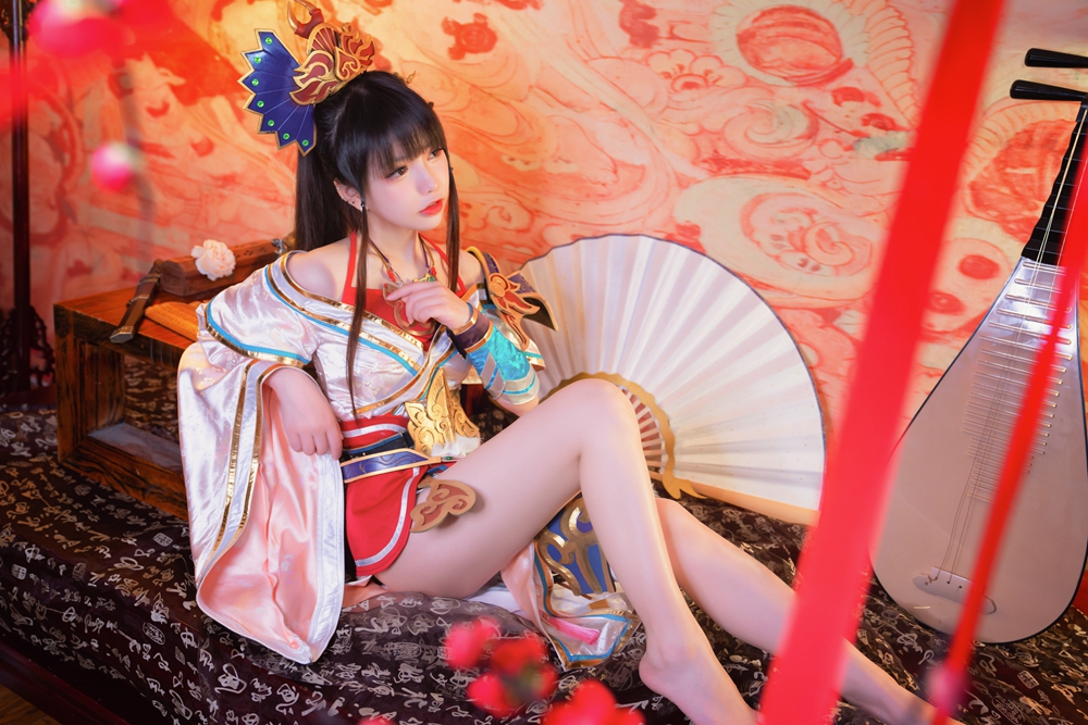 《三国群英传2》网络版美女COS 大乔美艳小乔俏