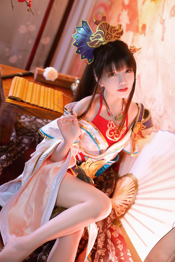 《三国群英传2》网络版美女COS 大乔美艳小乔俏