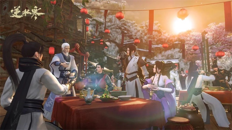 逆水寒游戏内养猪能换黑猪肉！还送高端五粮液