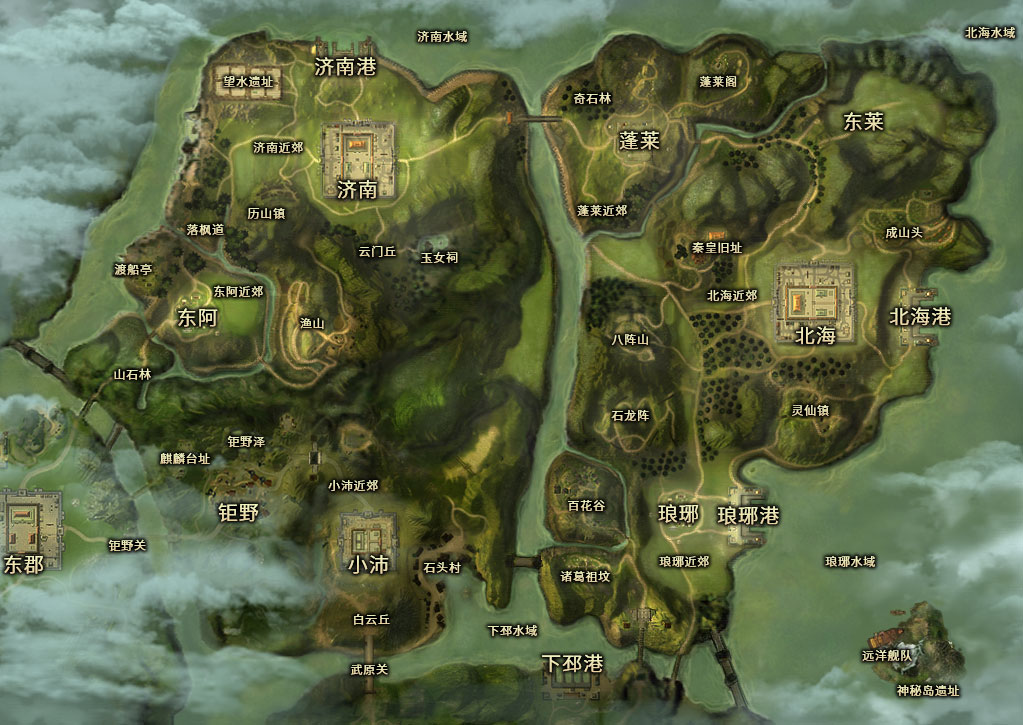 《三国群英传2》网络版150级版本“恶戟龙枪”新地图“青州”曝光