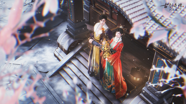 《古剑奇谭OL》九色鹿主题新衣“画中缘”：画中奇缘，绘梦敦煌