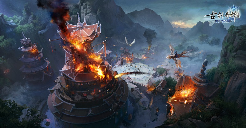 天门终开，《古剑奇谭网络版》全新资料片7月29日公测开启！