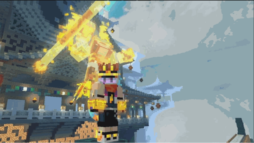 首个元神皮肤齐天大圣今日正式登场，还不快来《我的世界》把他带走！