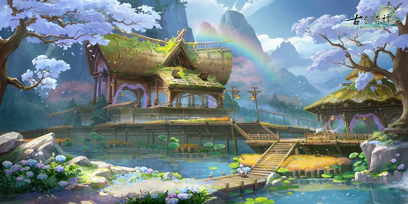 原画曝光，《古剑奇谭网络版》年度版本全新门派“铃客”！