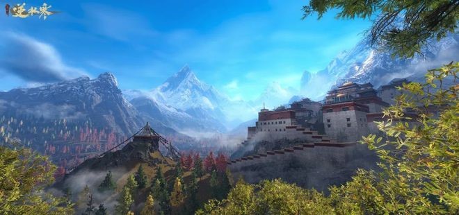 一辈子总要去一次的稻城亚丁，被逆水寒复刻到元宇宙了