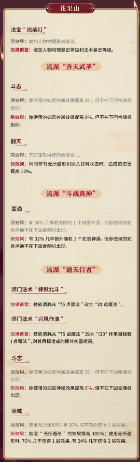 11月门派调整今日火爆上线，更多玩法等你发掘！