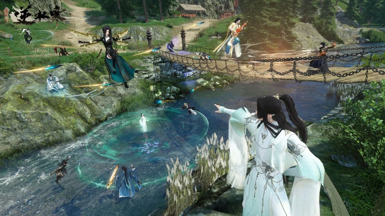 《逆水寒》老兵服终于打起来了？千人跨服混战打到昏天黑地