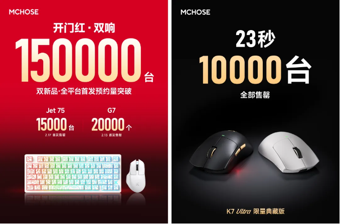 知名外设品牌迈从(MCHOSE)确认参展2025 ChinaJoy BTOC!现场精美定制周边免费领取