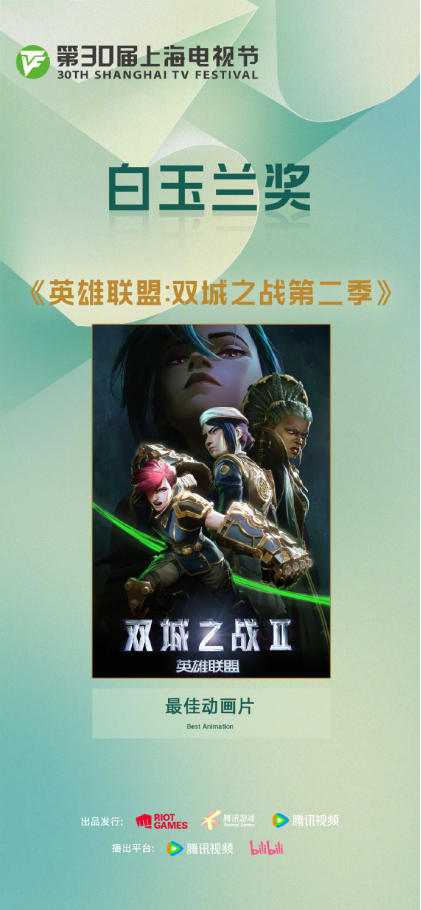 双城之战2斩获白玉兰最佳动画，沉浸式音乐现场2025年登陆上海
