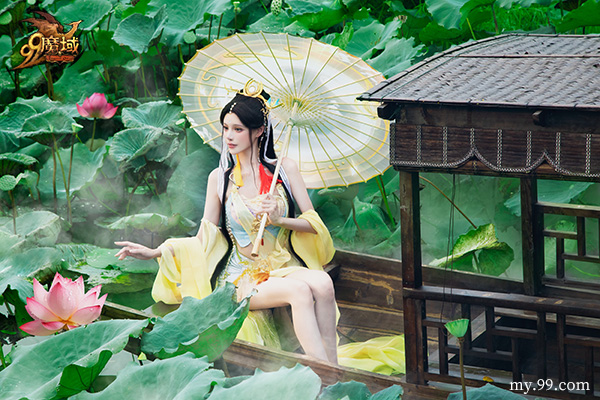 莲境仙缘，金丝为冕!《魔域》“倾世莲华”花魁赛华丽启幕!