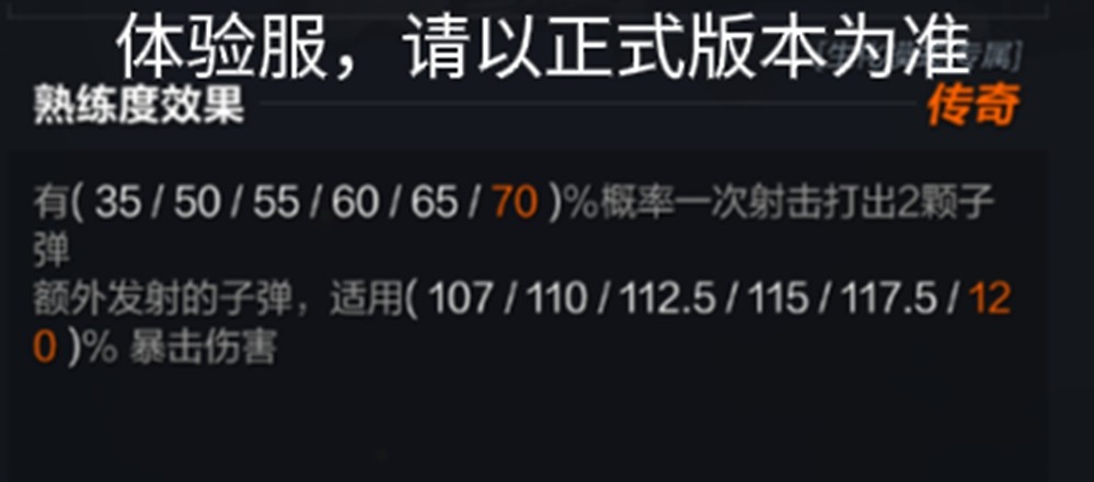 生化追击Buff系统改版 生化双属性武器优化调整
