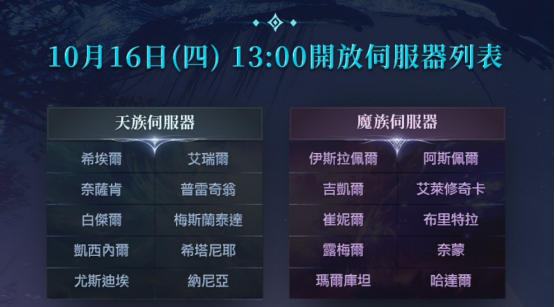 永恒之塔2台服/韩服服务器选择与抢占+角色名抢占+中文汉化+职业选择推荐