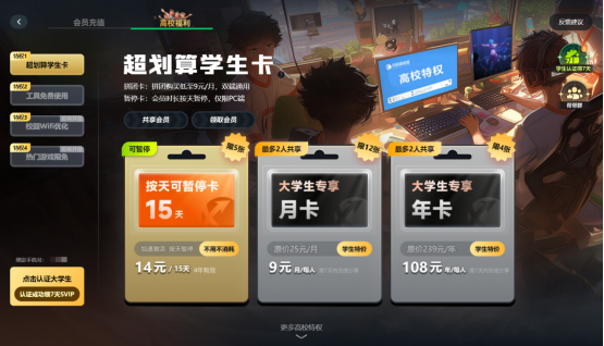 校园网克星！迅游学生卡专属优惠全新登场，低至0.99元一天！