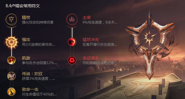 《LOL》8.4版本奥巴马符文出装推荐