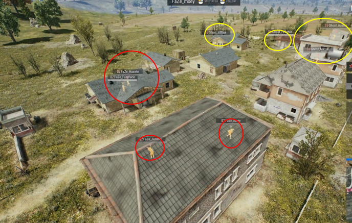 《绝地求生》职业选手FaZe反攻楼教学