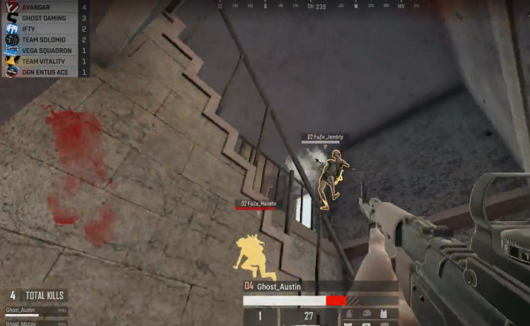 《绝地求生》职业选手FaZe反攻楼教学