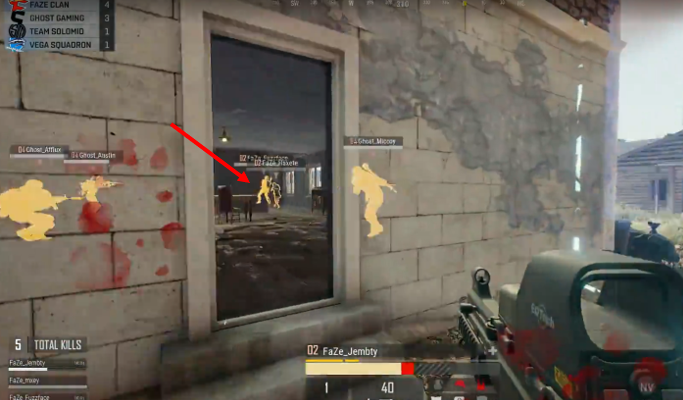 《绝地求生》职业选手FaZe反攻楼教学