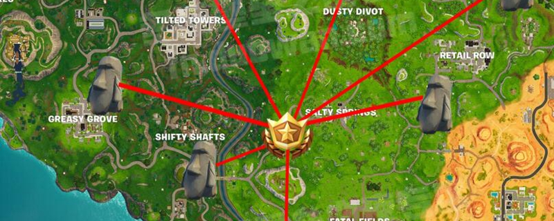 堡垒之夜石首看向的地方