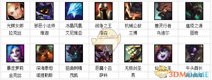 《LOL》11月23日周免英雄更新列表