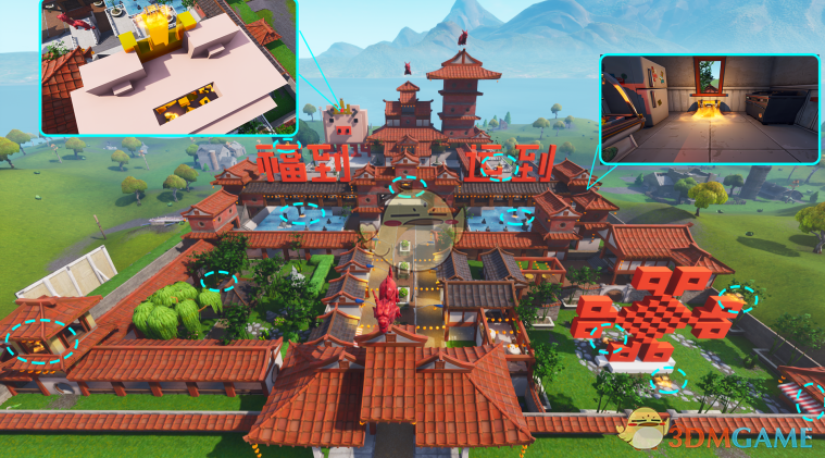 《堡垒之夜》原创街区中国城打法攻略