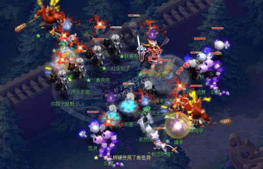 《梦幻西游》华山PK  盘丝VS五庄