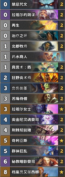 《炉石传说》暗影崛起控制牧卡组介绍