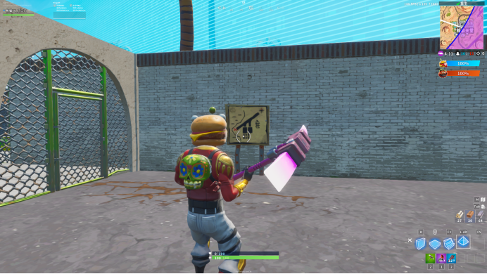 《堡垒之夜》第八赛季藏宝图指示牌位置