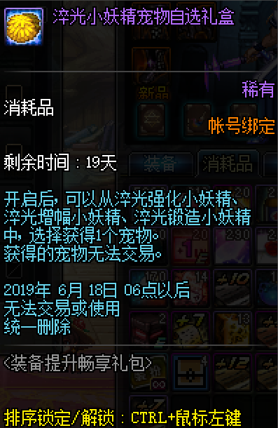 《DNF》淬光小妖精宠物自选礼盒介绍