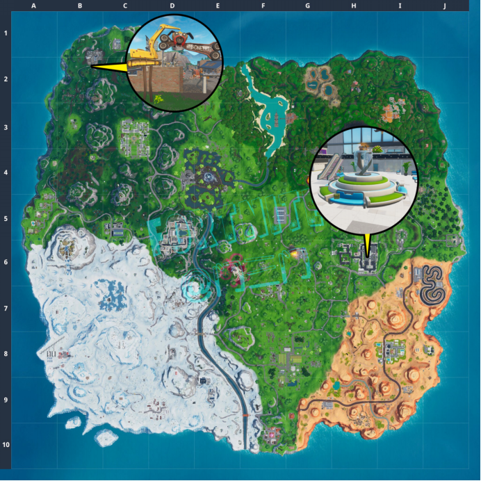 《堡垒之夜》彩绘扫射挑战任务攻略