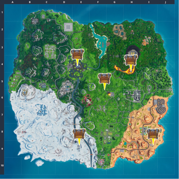 《堡垒之夜》彩绘扫射挑战任务攻略