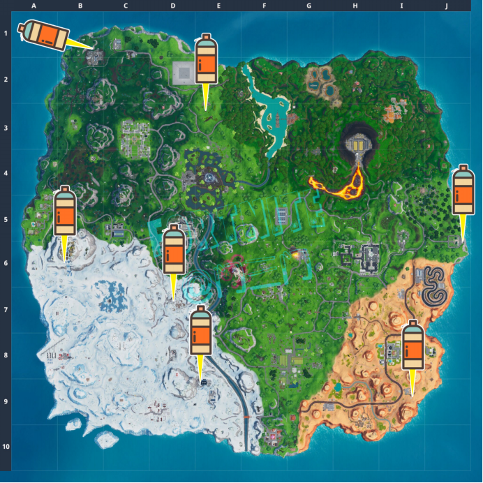 《堡垒之夜》彩绘扫射挑战任务攻略