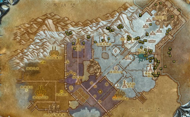 《魔兽世界》怀旧服冰盖草采摘地点