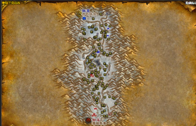 《魔兽世界》怀旧服山鼠草采摘地点