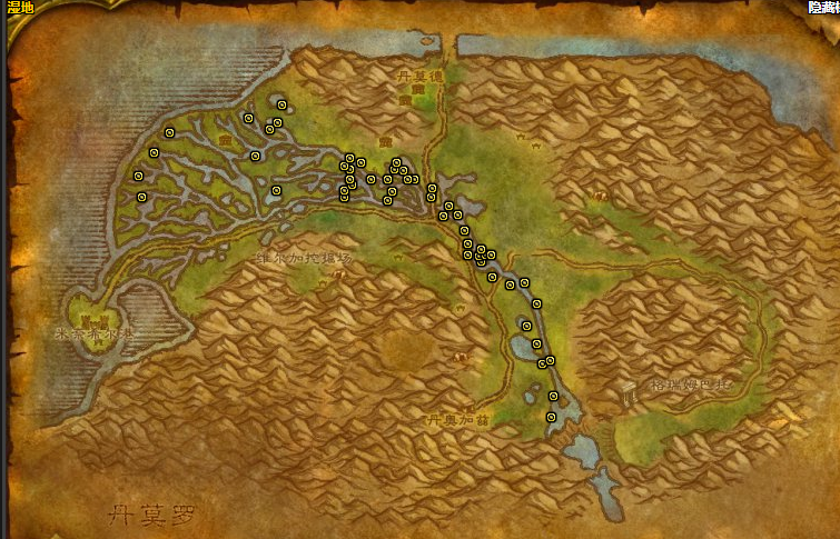 《魔兽世界》怀旧服活根草采摘地点